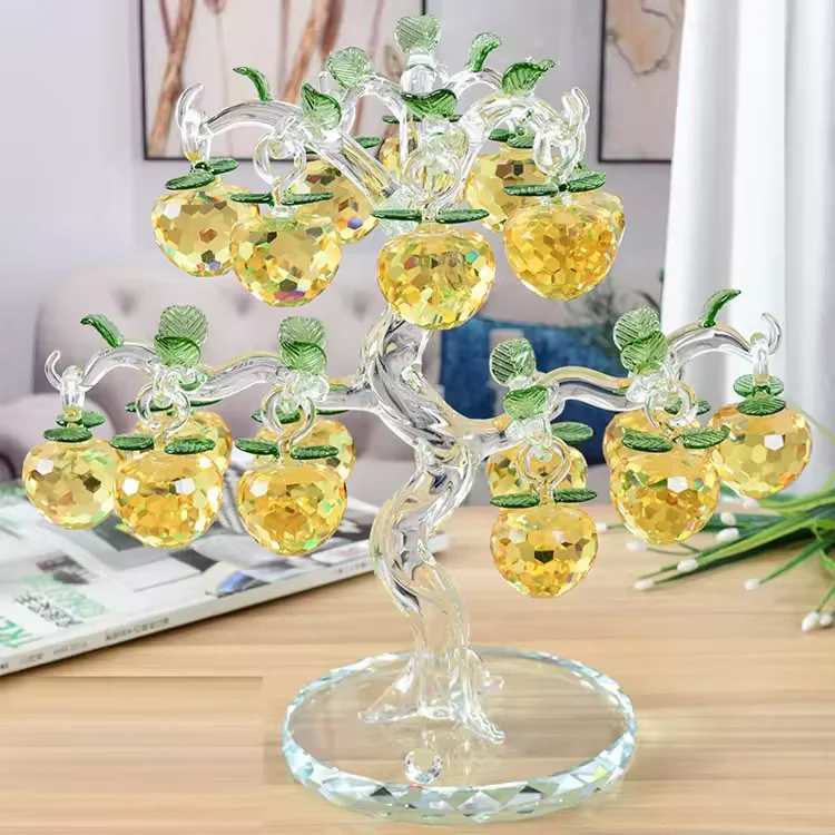 Crystal Apple Tree Living Room Money Tree Wine Cabinet TV Cabinet Home Decoration Decoration Wedding Gifts