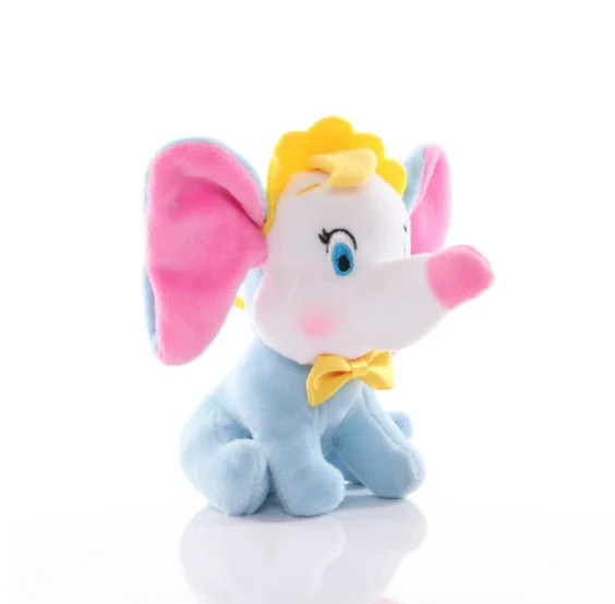 Кукла с подвеской в виде слона, животные, аниме, Дамбо, плюшевые игрушки с тарелкой, рождественский подарок для детей