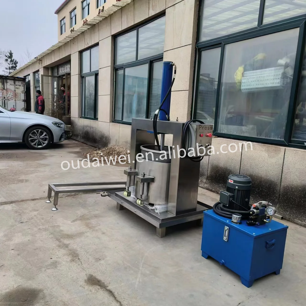 300L гидравлическая нержавеющая сталь виноградное вино пресс машина фруктовый сок делая машину