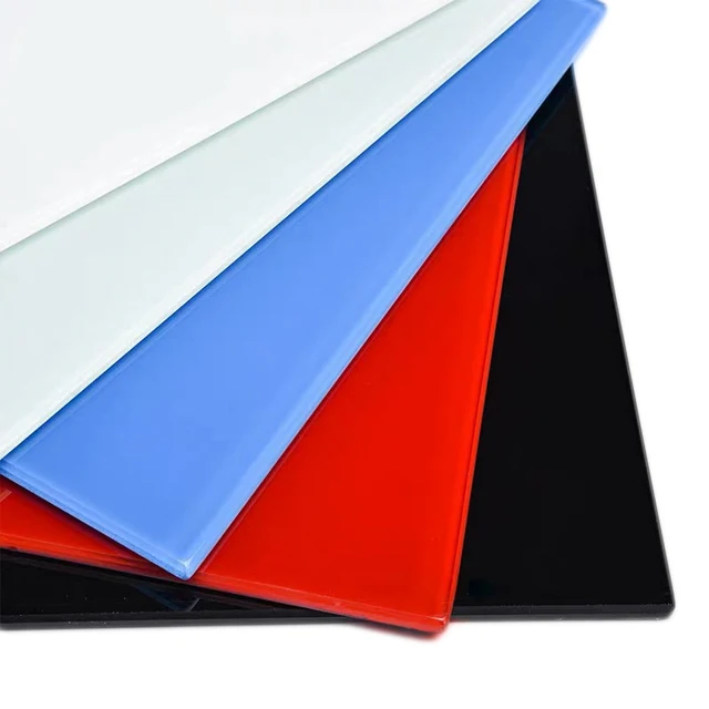 6mm tempered splashback glass for kitchen wall