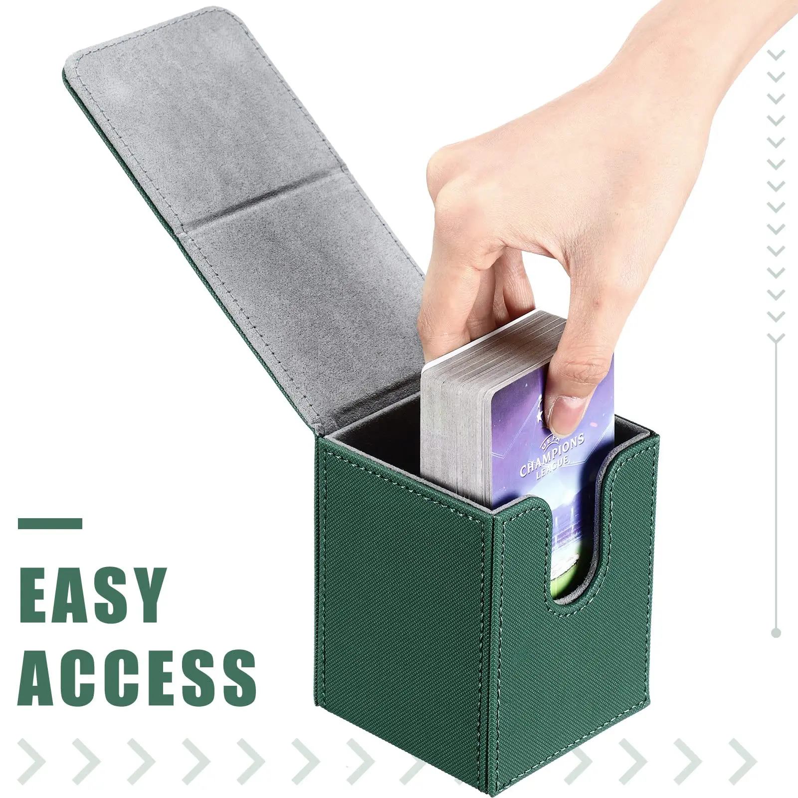 Custom Logo Tcg Deck Box Game Deck Case Custom Pu Deck Box Trading Card Case