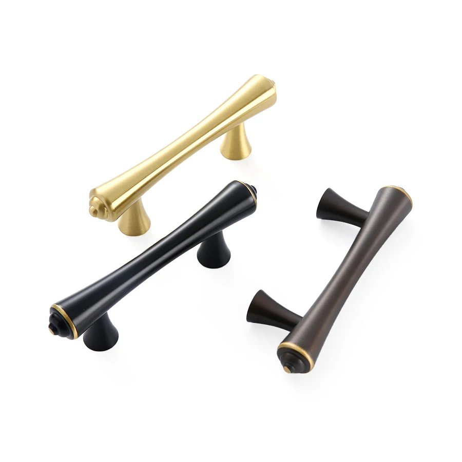 Good Quality Drawer Flush Pull Fittings Handle Brass Kitchen Pull Furniture Cabinet Handles
