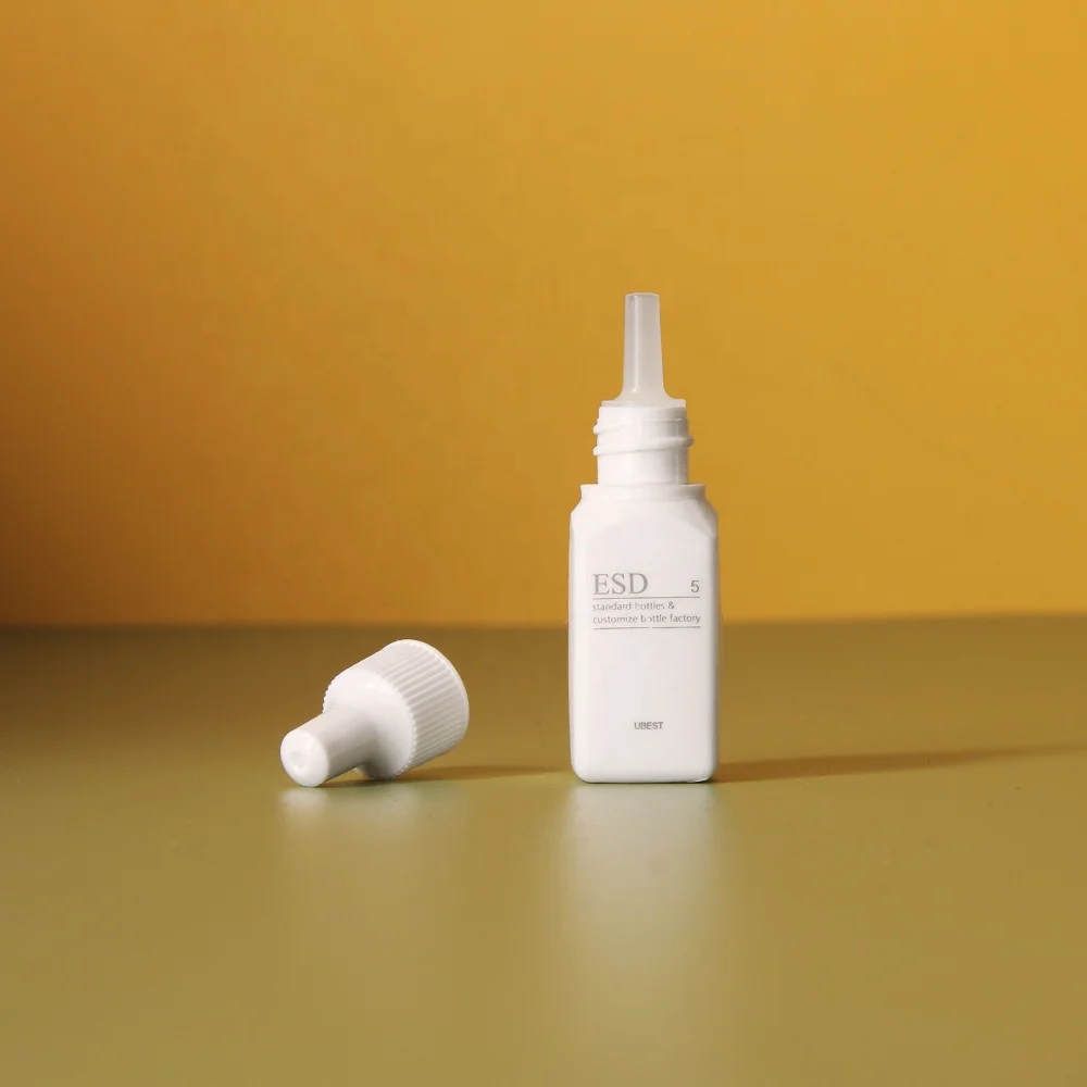 Free Sample 5/10/15/30ml HDPE Mini Plastic Dropper Bottles Squeeze Eye Drop Bottle with Long Nozzle Tip