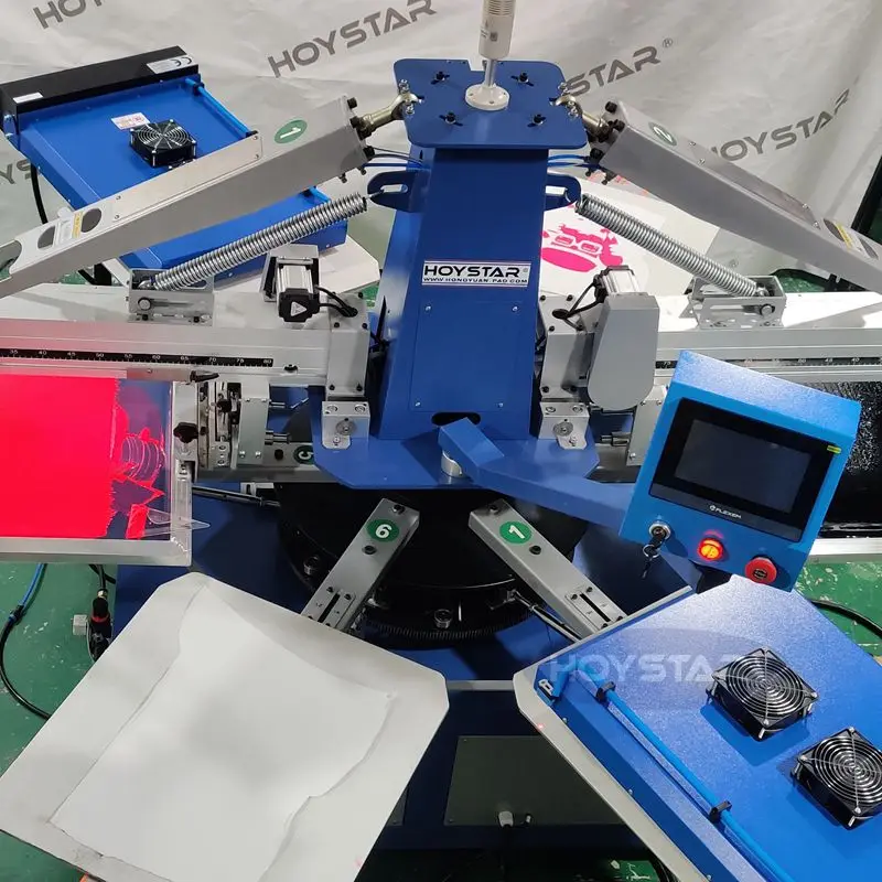 2 Color Screen Printing Machine 8 Station