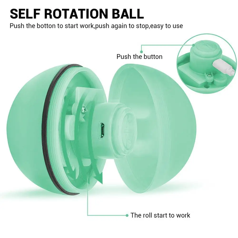 Drop Shipping Water proof Plastic Cat Interactive dog chewing LED Tumbler Wicked Ball Toy interactive toys