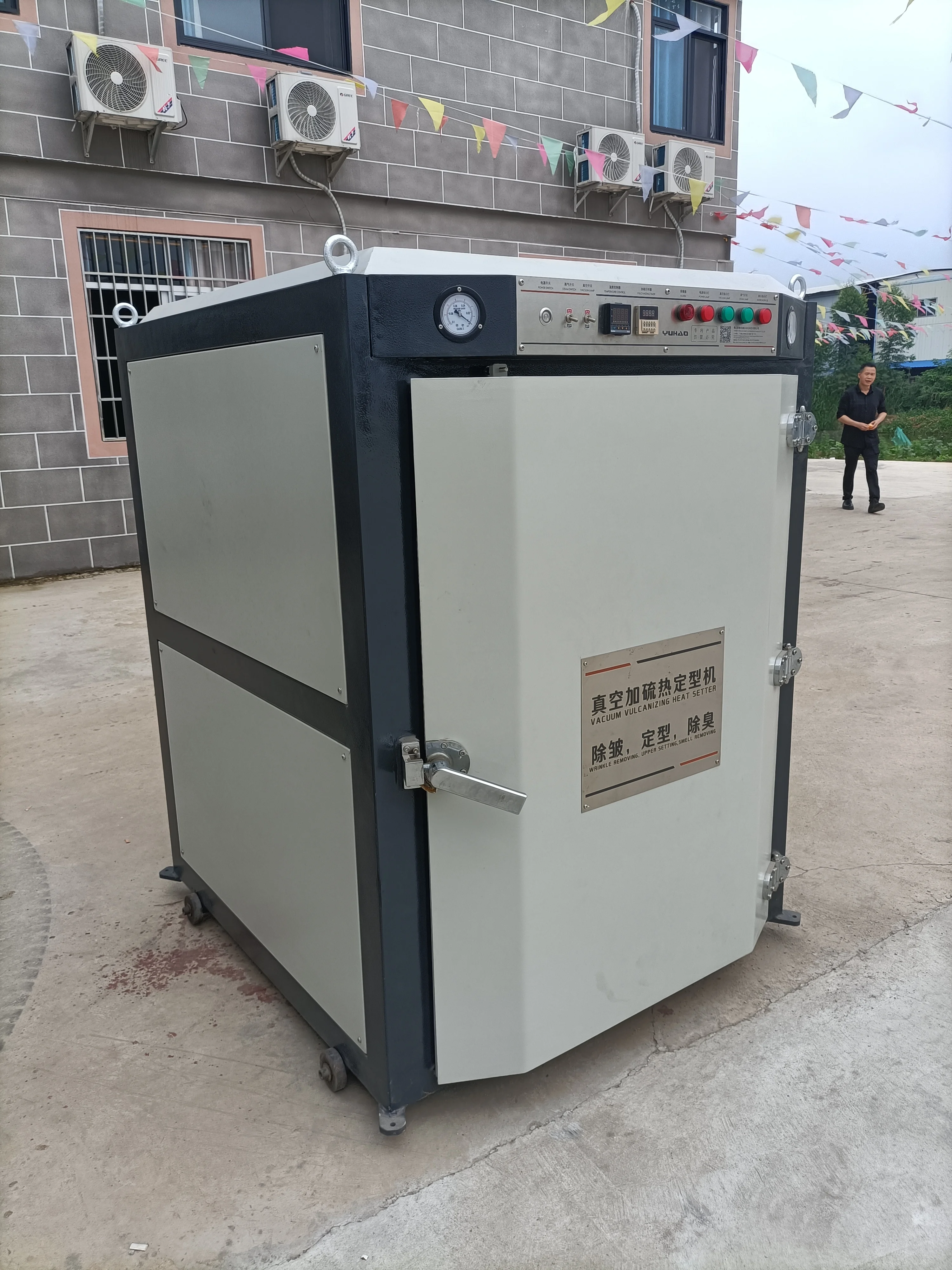 high capacity automatic wrinkle removing vacuum oven for shoes