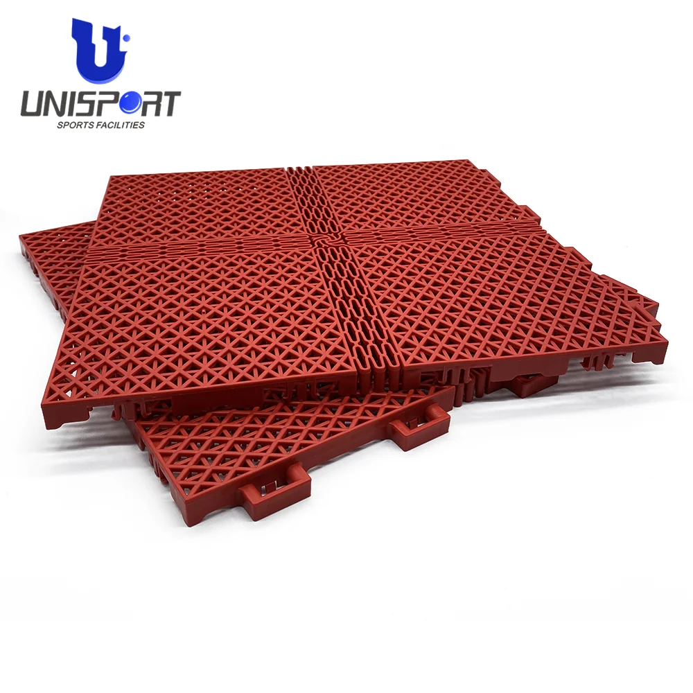 Unisport Outdoor PP Interlocking Sport Flooring Basketball Floor Sports Courts Tile