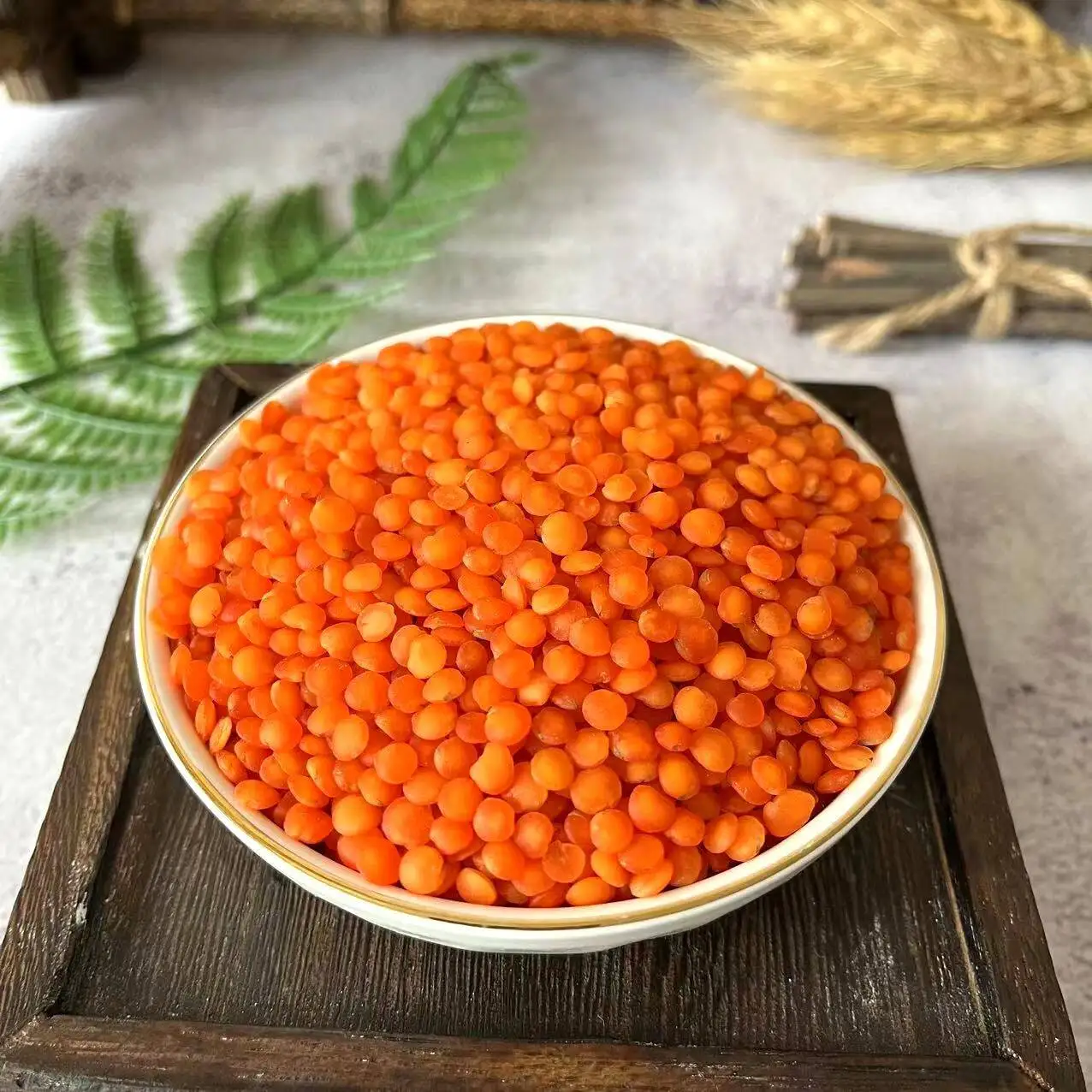China Manufacturer Direct Sale Red Split Lentils Red Lentils Price Good Masoor Bulk Red Lentils With 25Kg/Bag Packing