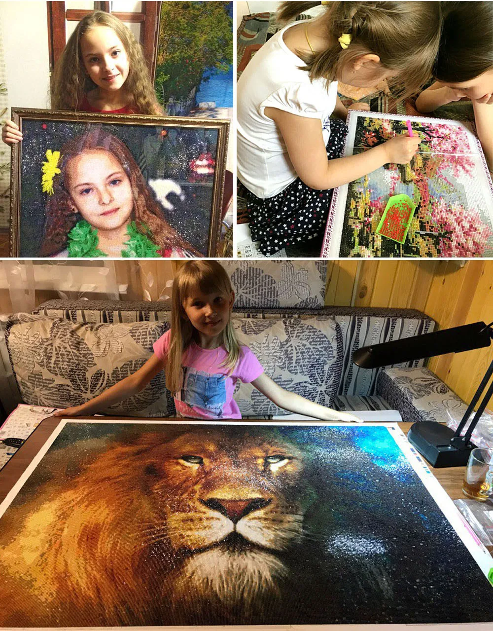 
Diamond Painting Landscape Cross Stitch 5D Diamond Embroidery Mosaic Lake Rhinestone Kit Decorations 