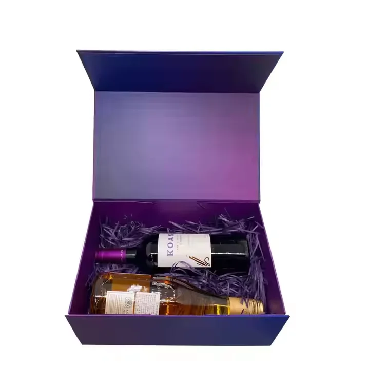 Custom size recyclable cardboard paper hard rigid magnet box packaging luxury folding magnetic gift box with magnetic lid