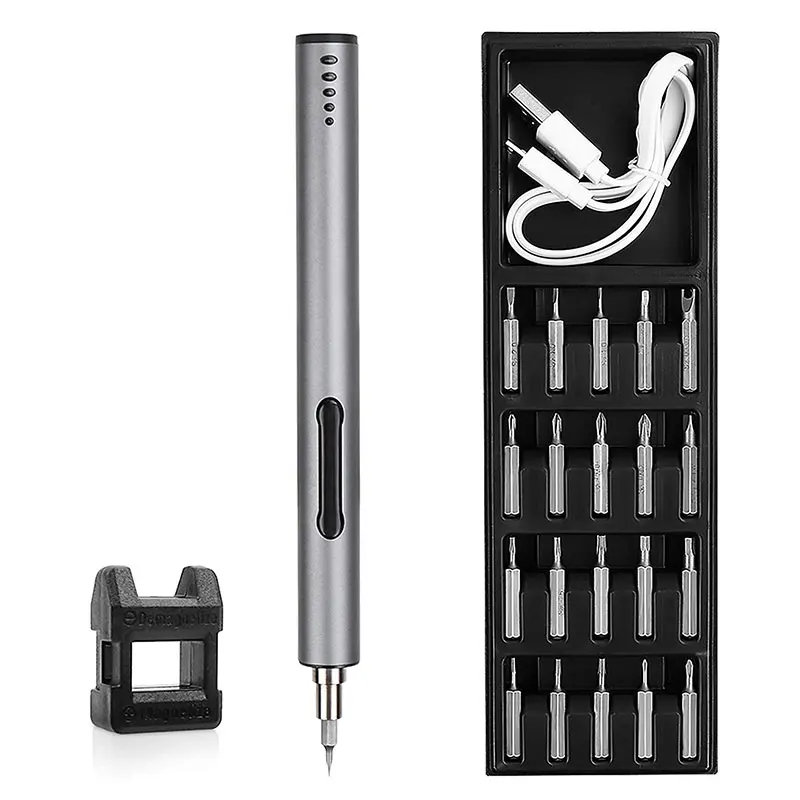 Creationspace amazon hot sellings usb charging rechargeable mini electric cordless precision screwdriver