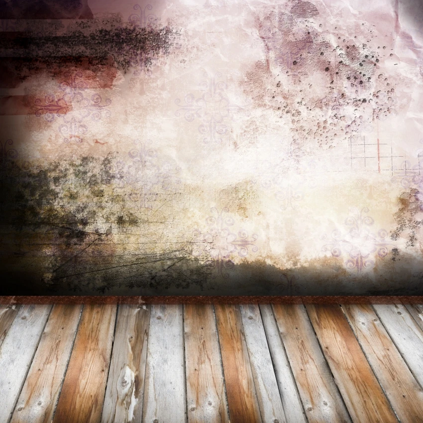 Wood Wall Vintage Vinyl Photography Backdrop Photo Background Studio Prop 5x7ft/3x5ft/3x3ft