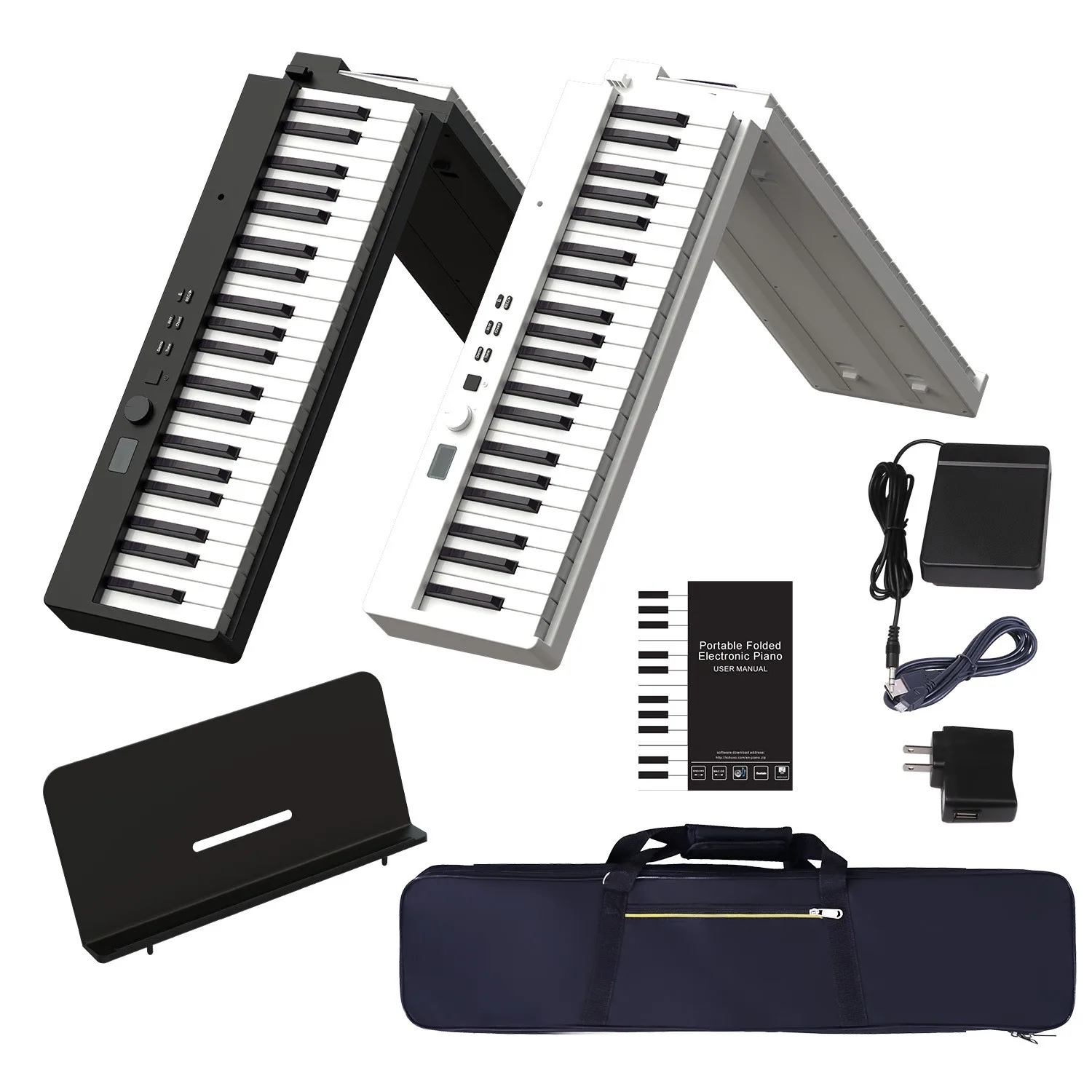 88 key electric piano  piano electronic midi musical instruments Folding electronic piano