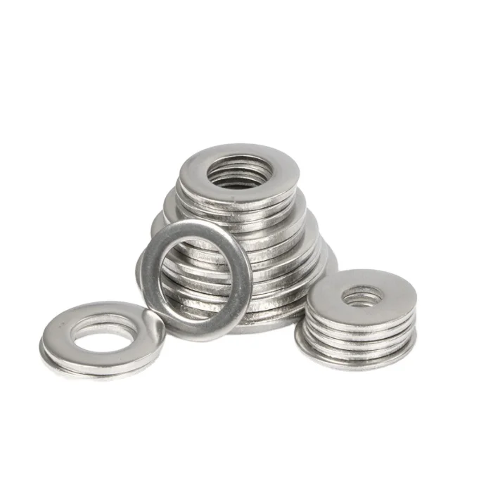 Factory wholesale customized size hot dip wear resistant DIN125A steel sealing Flat Washer