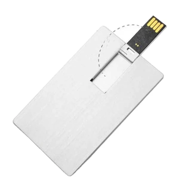 Creative Gifts Metal Card Shape USB 4Gb 8Gb 16Gb 32Gb 64Gb USB Flash Drive