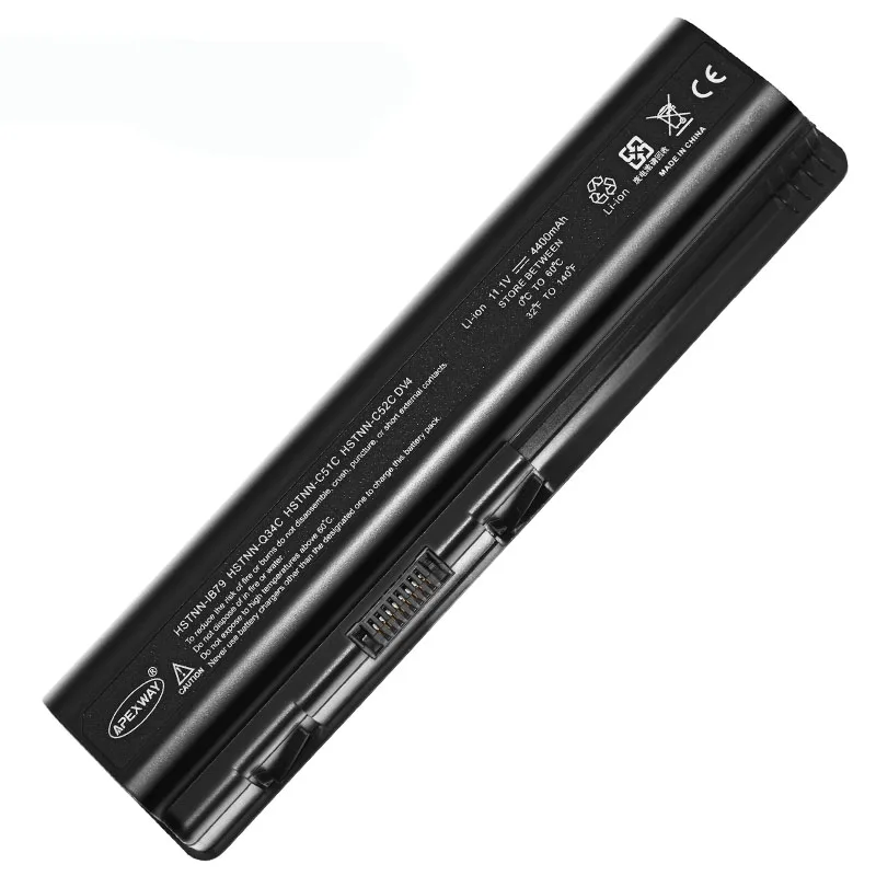 6600mAh dv4 dv5 DV6 New Laptop battery for Hp Compaq dv4i dv6-1100 CQ40 CQ45 CQ50 CQ60 CQ61 CQ70 CQ71 G50 G60 G61 G70 G71 HDX16t