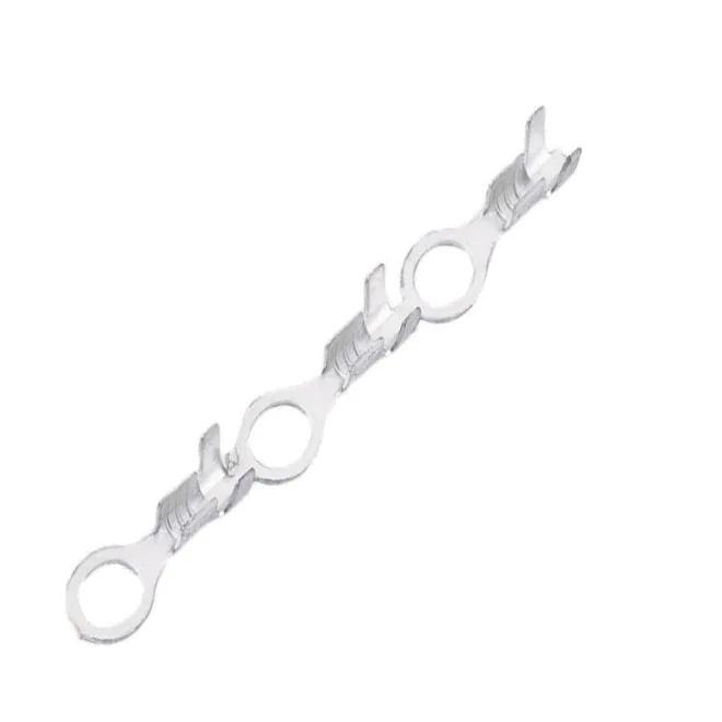 round brass terminal  crimp female spade chain electrical connector auto terminal