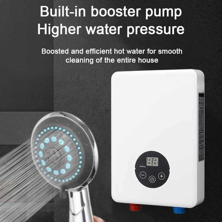 220V 5500W Electric Tubular Flange Instant Heating Water Heater For Bathtub
