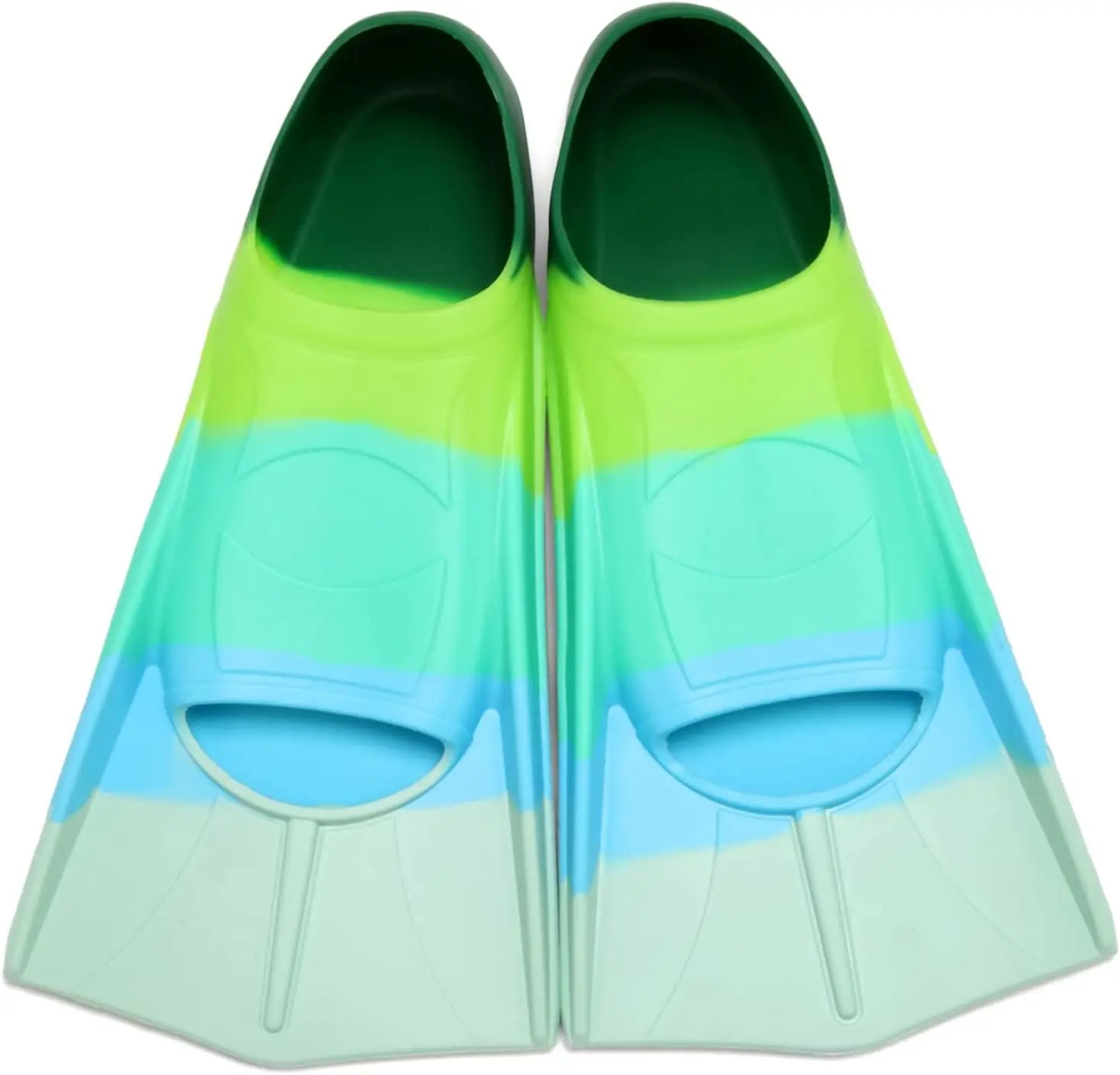 Factory Price Wholesale Custom Short Swim Flipper Full Foot pocket Snorkeling Fins Diving Flippers Swimming Equipment