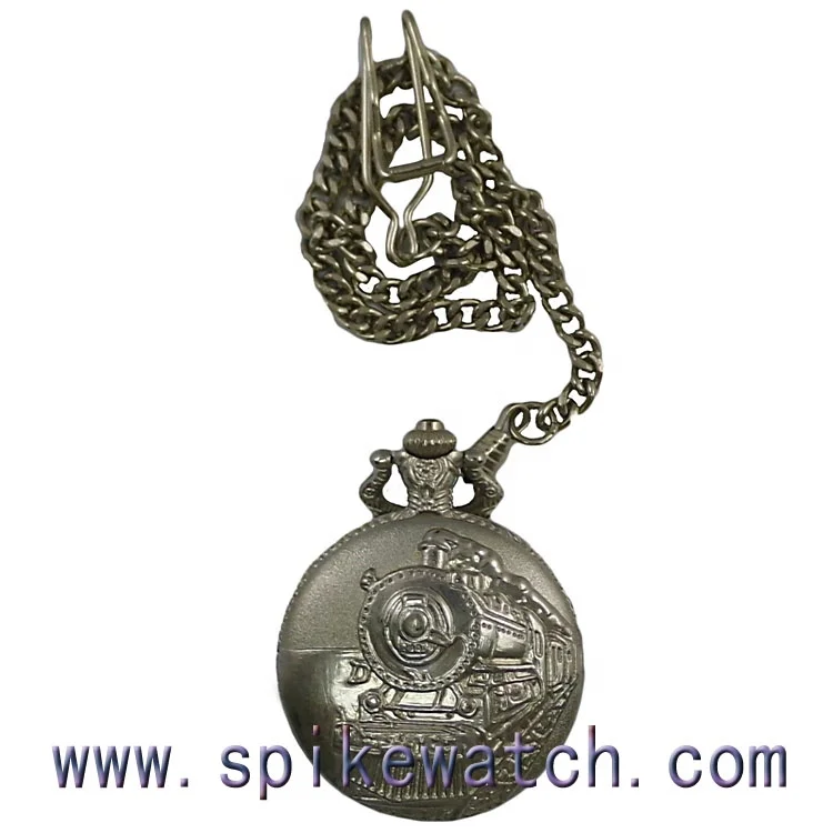 Quartz analog OEM ODM custom made plain pocket watch antique style