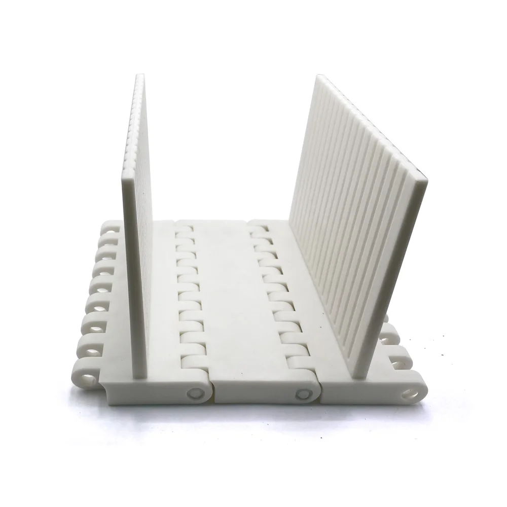 150/ 75 High Quality Modular Belt Conveyor, Pom Pp Modular Belt With Guide Rail Climbing Belt Conveyor