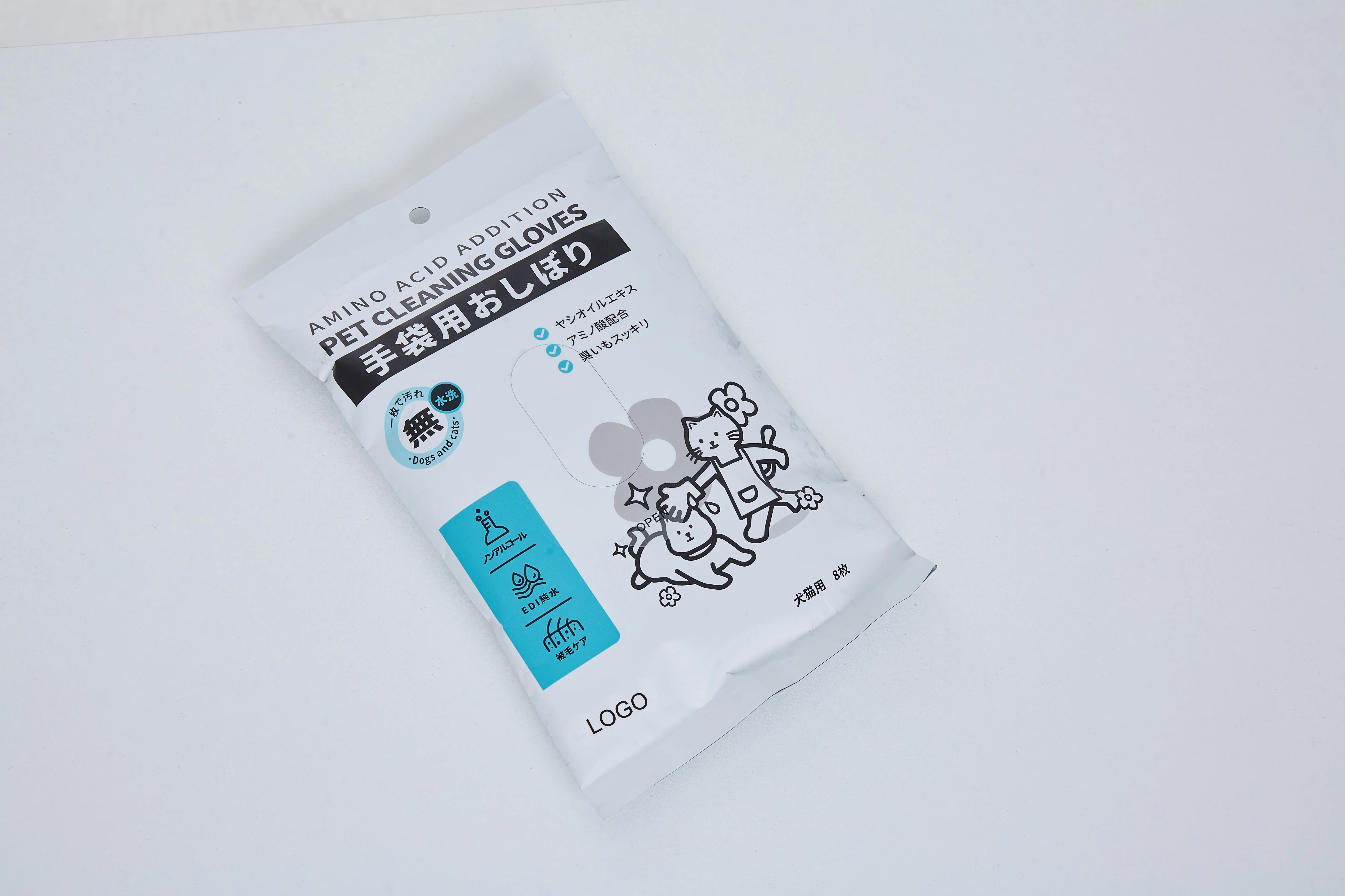 PET SPA Gloves Disposable Pet Cleaning Wipes