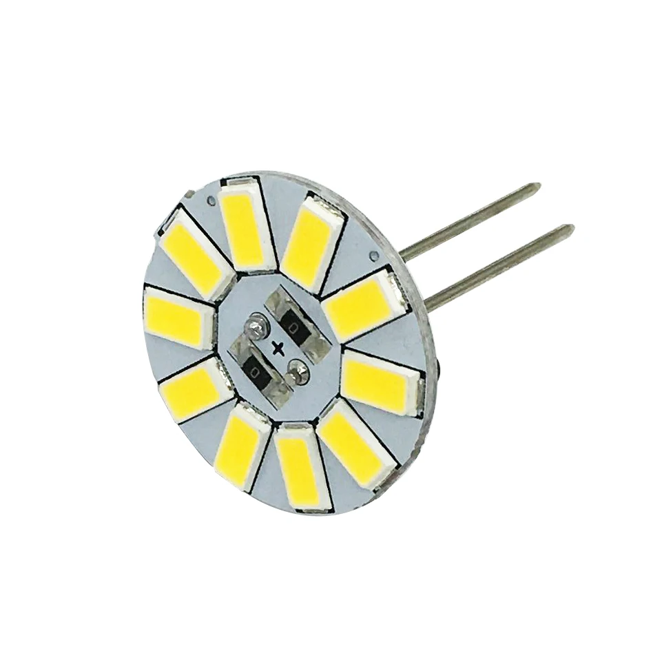Диск 24 В G4 LED 10-30 в 12 В Круглая задняя булавка боковая булавка G4 Светодиодная лампа высокого качества