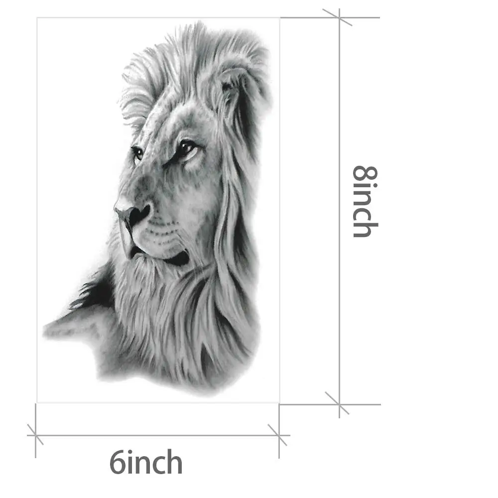 Long Lasting Small Half Arm Temporary Easy To Remove Arm Tattoos Templates Stencil Stickers