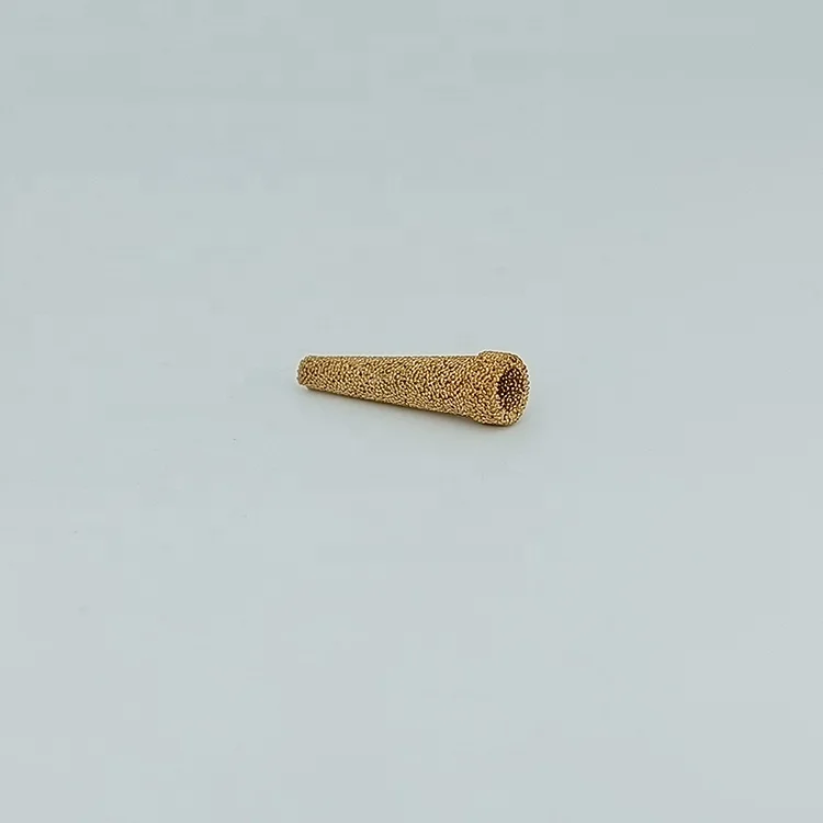 Porosity 1-100micron porous bronze sintered filter conical