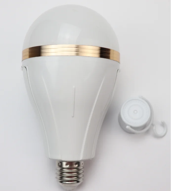 E27 Charging Emerg Bulb Portable Led Lamp 30W Usb Type c Rechargeable Light Bulb with Removable Battery Li-ion