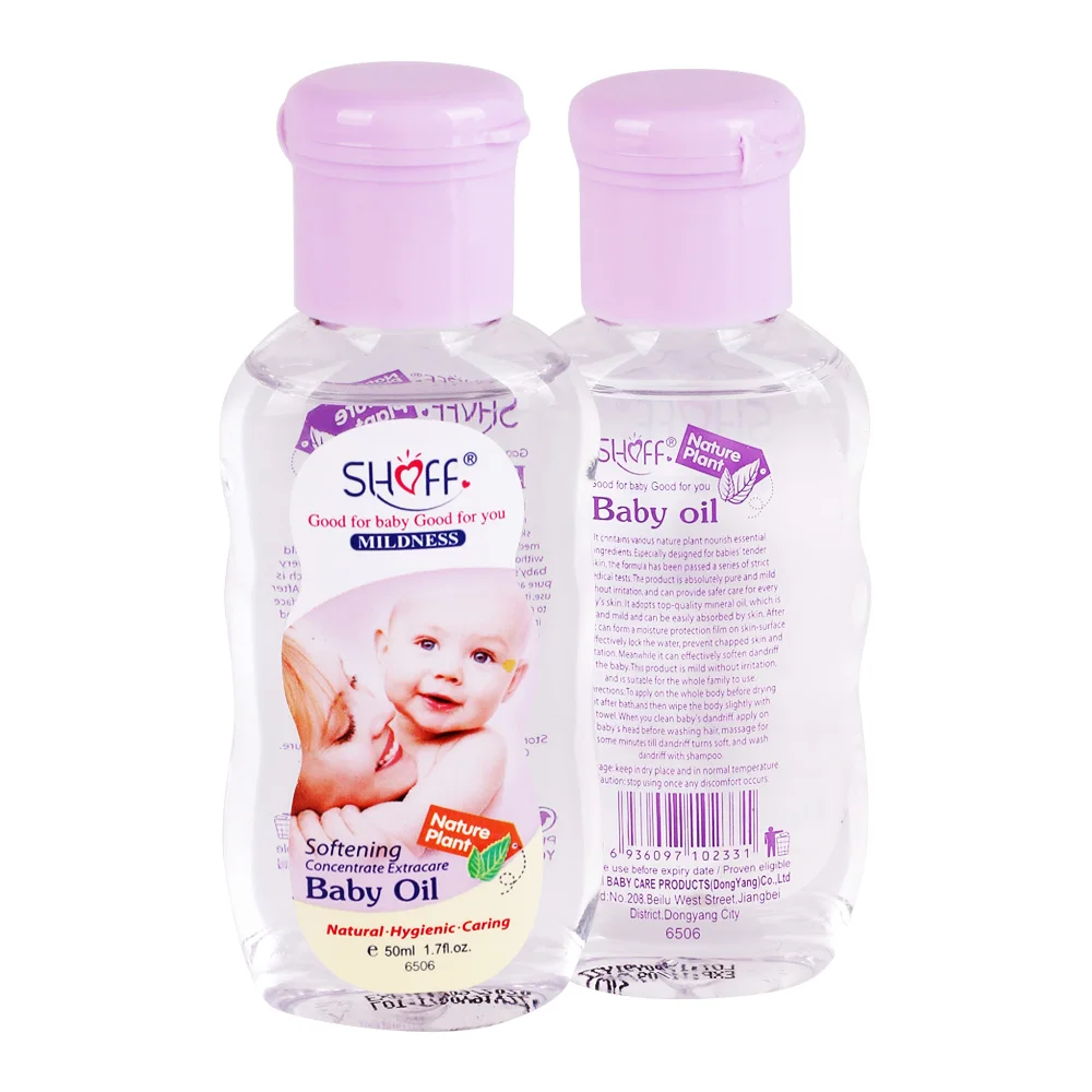 50ml natural shoff skin whitening gentle baby care organic baby oil for baby skin care