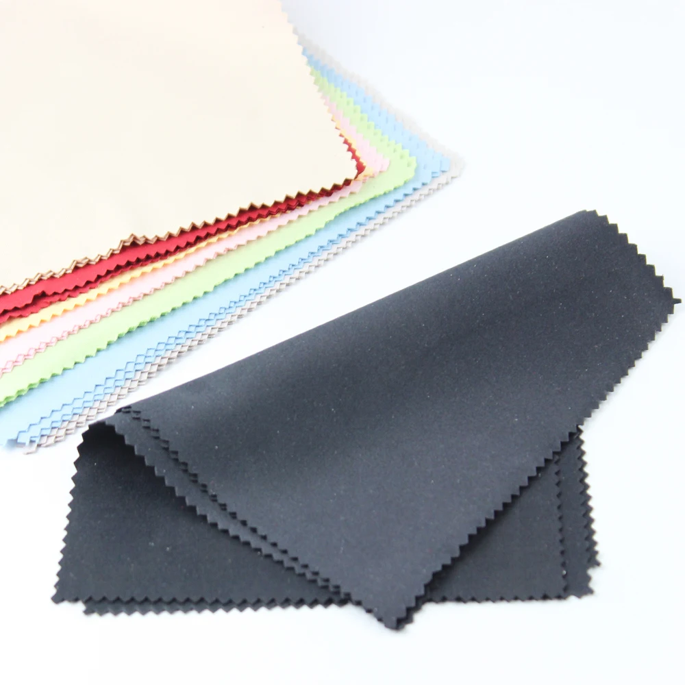 Black Microfiber Eyeglasses Cleaning Cloth Custom Logo Thin Glasses Wiping Clean Cloth