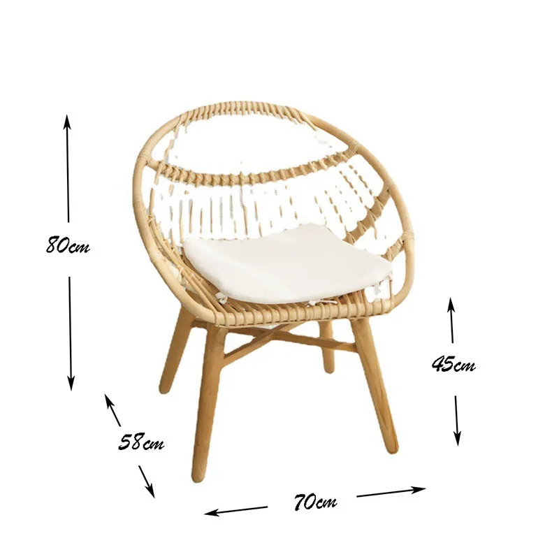 New style home furniture rattan living room sofa natural modern armchair unique best selling design