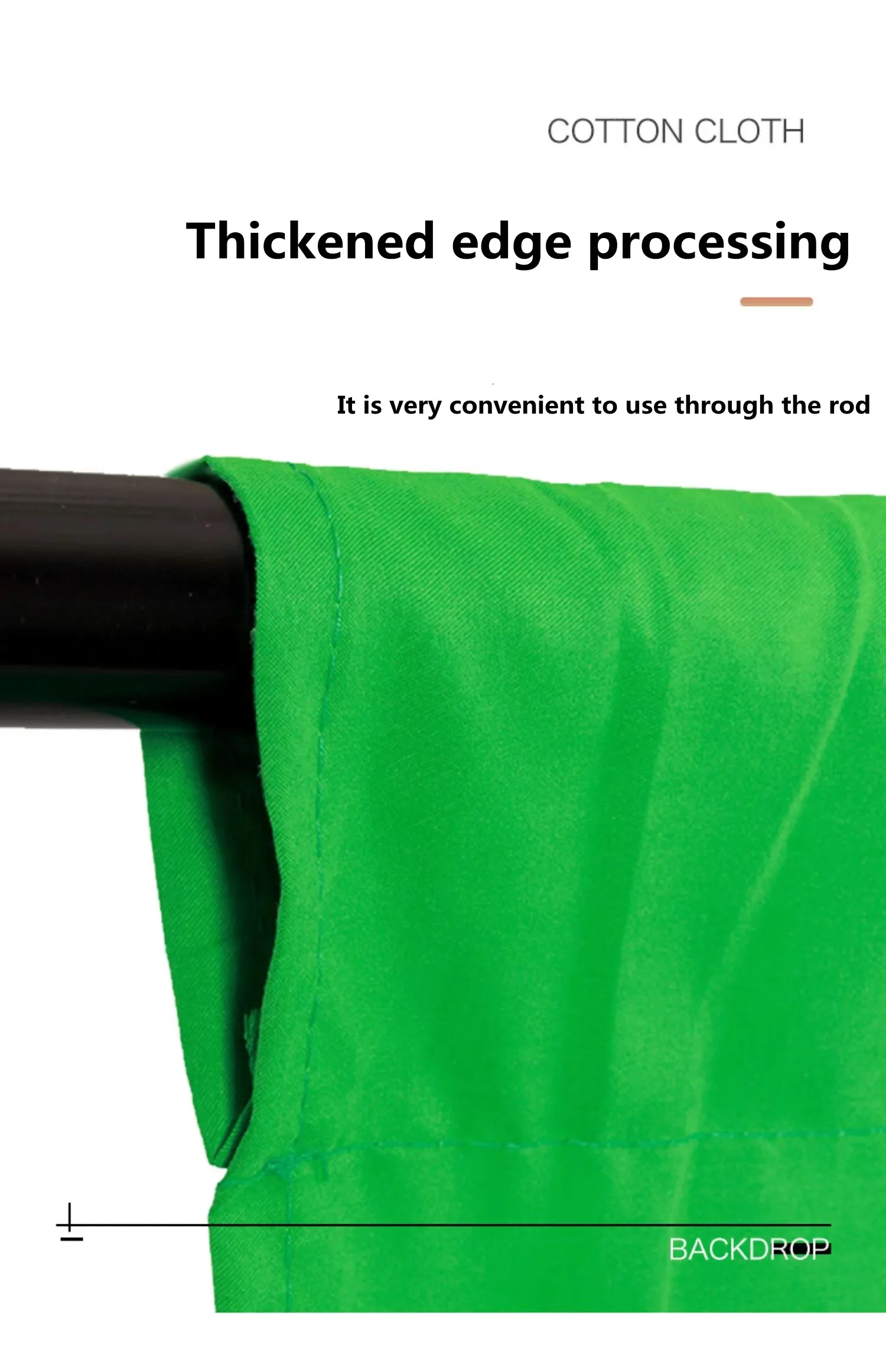 aino customized wholesale 6.5*9.8 Green Screen Background FabricBackground screen for photographic background