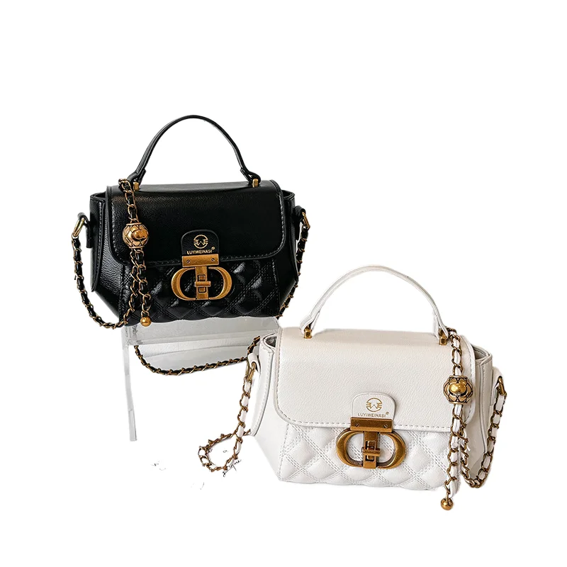 Logo Cheap Famous Pu Polyester Designer Luxury Branded Bag Underarm Single Shoulder Carry Handbag For Lady Womens Female