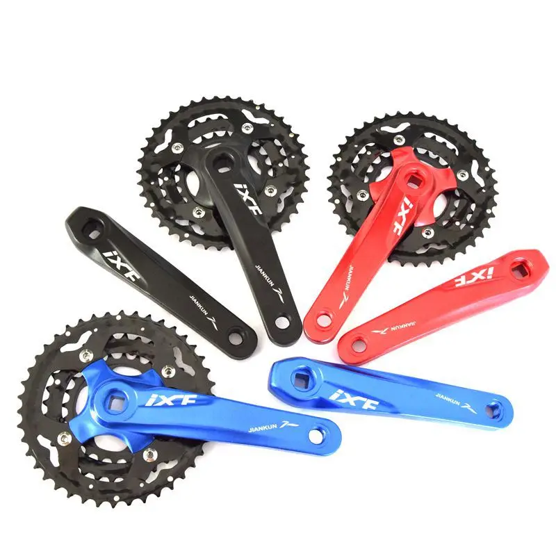 IXF Mountain Bike Tooth Disc Crank Sprocket Hollow Integrated Chainline Crankset 10 Speed 30 Speed 24-32-42T For MTB