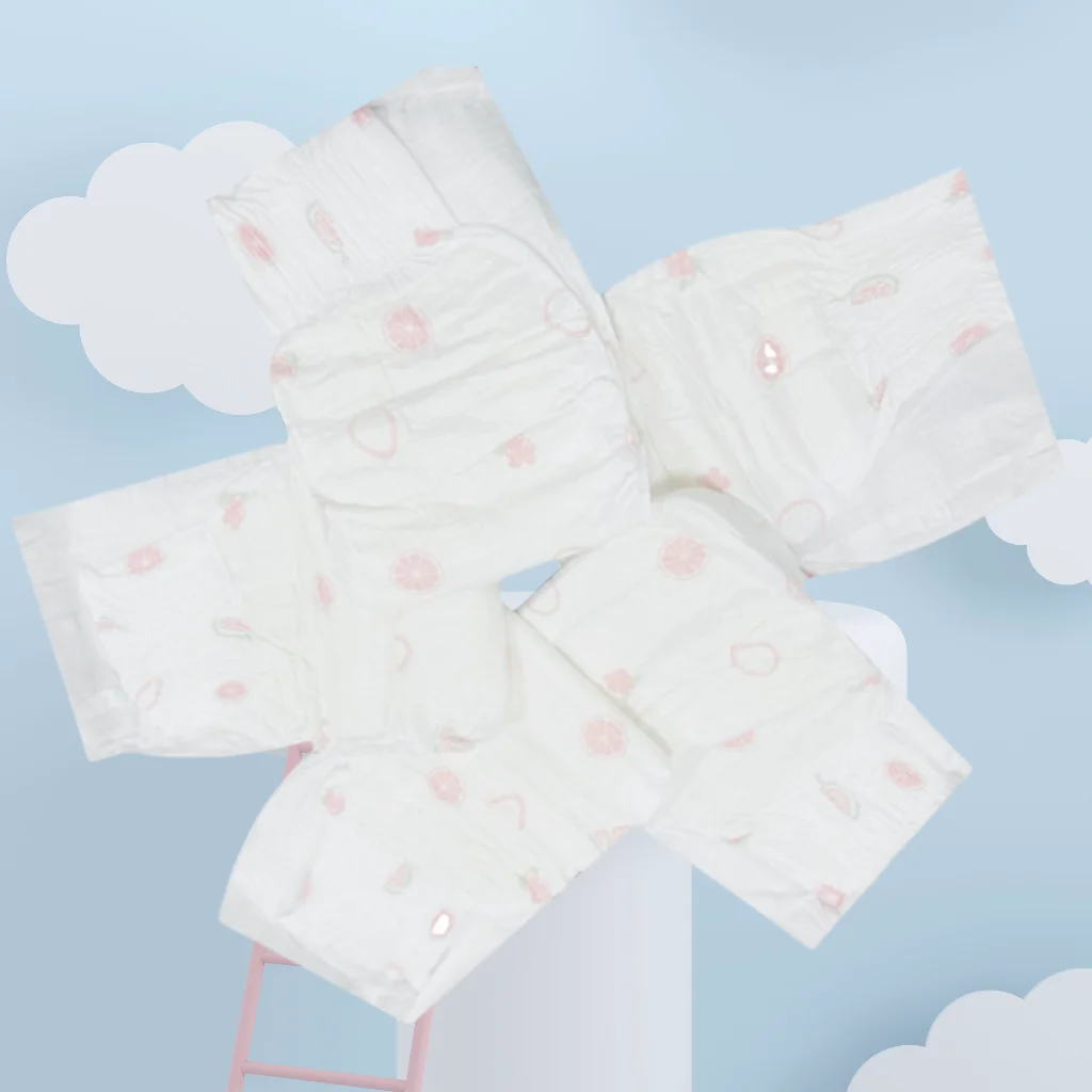 Chinese Manufacturers Produce Baby pink Diapers Products Cheap Wholesale