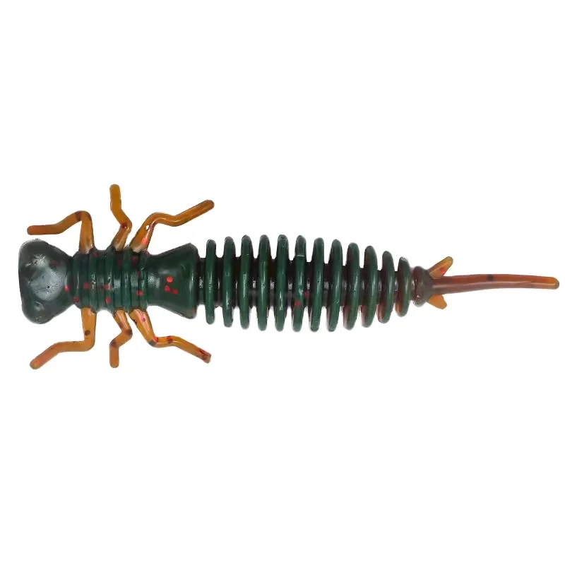 Byloo Pesca Тип личинка мягкие приманки насекомых 55 мм 75 10 Wake Peche pescal искусственные рыболовные senuelos Leur