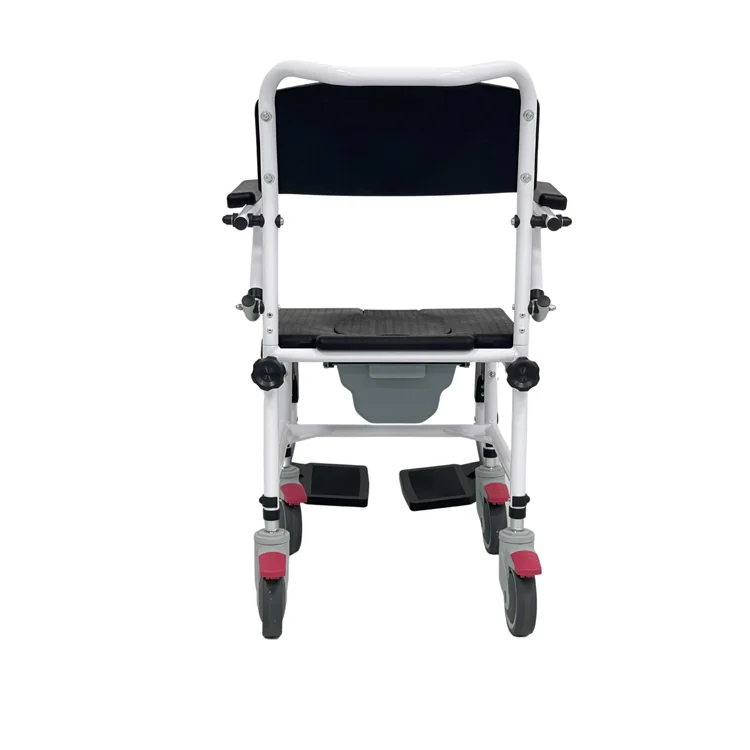 Bliss Medical Folding fold steel commode chair bedpan disable toilet wheel chairs bath chairs shower wheelchairs