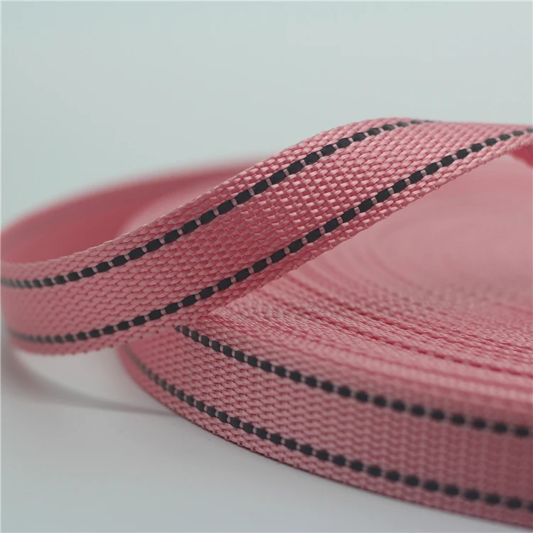 Manufacturers sell reflective belt pet collar outdoor sports light ribbon garment & processing accessories ribbon