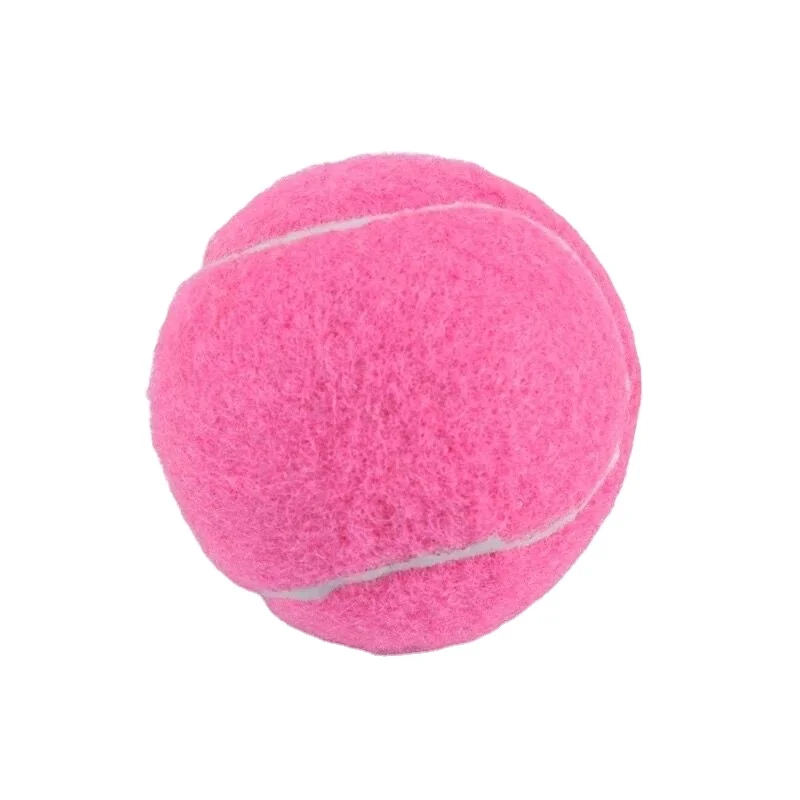 Cheap Orange Yellow pink Mini Tennis Ball, Customized Logo Pet Tennis Ball Balls