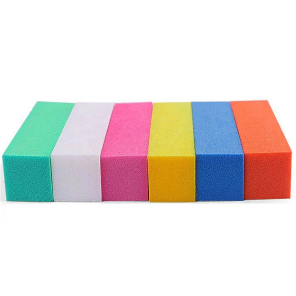 Cheap Price Disposable Buffer Block 4 Sided Private Label Sandpaper Nail File Lime White Nail File Buffer