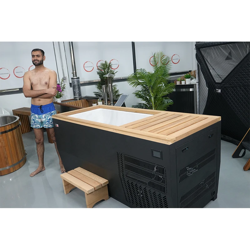 Ice Bath Cold Plunge With Water Chiller Portable Inflatable Ice Tube Plunge Bath