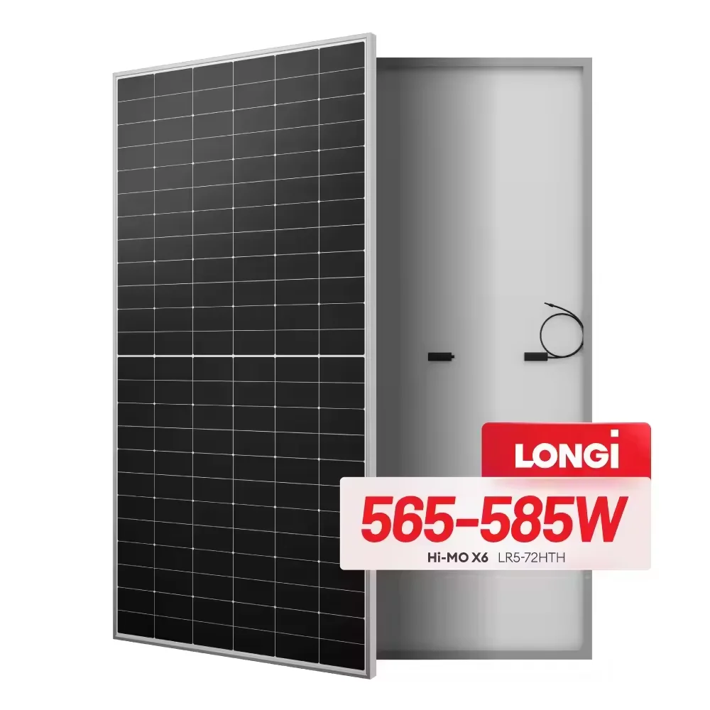 solar battery house system 560w Bifacial 570w 575w 580w 585w 590 Watts Longi Solar Himo 6 Pv Modules