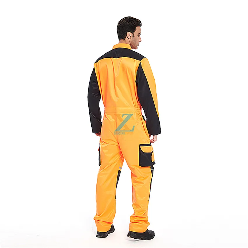 100% Cotton Fireproof Construction Workwear Protective Overall For Man