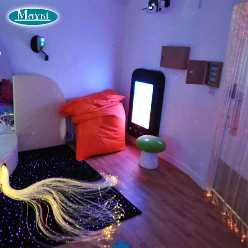 Sensory fiber optic lighting flash point kit for autism kid sensory snoezelen room