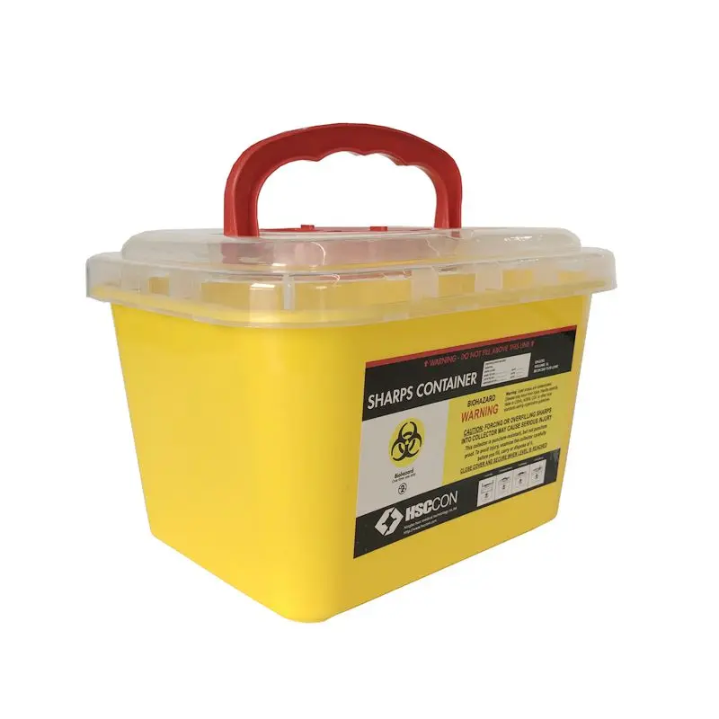 Hospital Use  Medical waste box disposable sharp container 5L sharps containers