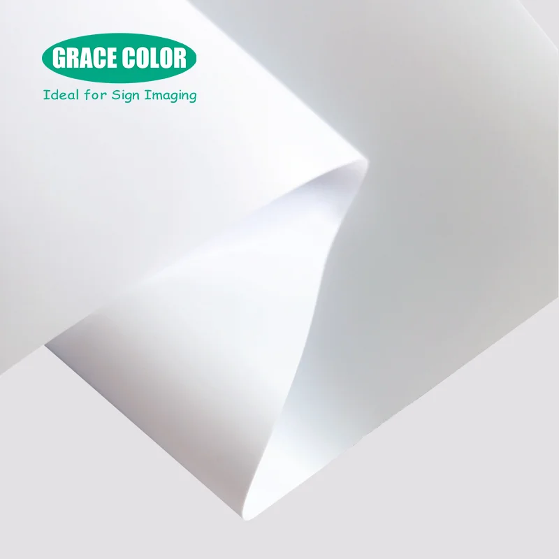 300-510gsm Excellent PET Roll Up Banner Material