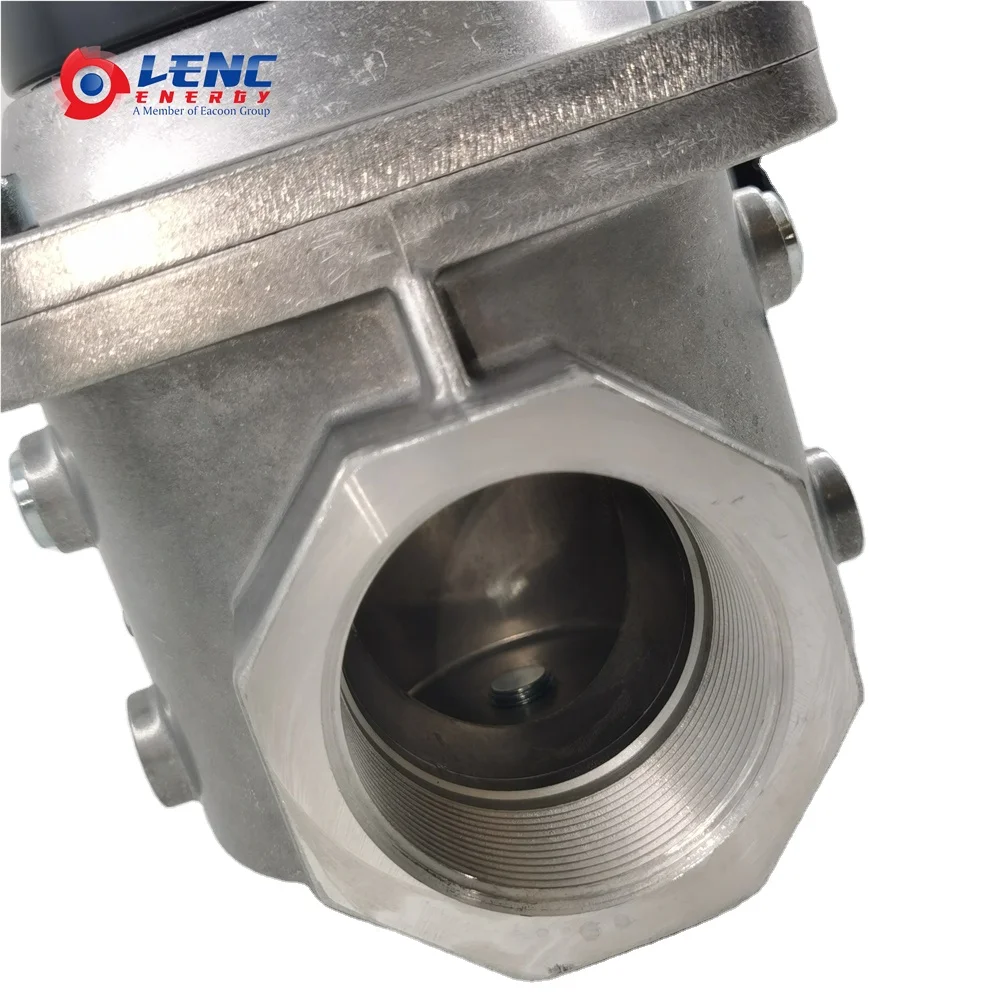 Adjustable flow fast opening and fast closing gas solenoid valve for industrial burner