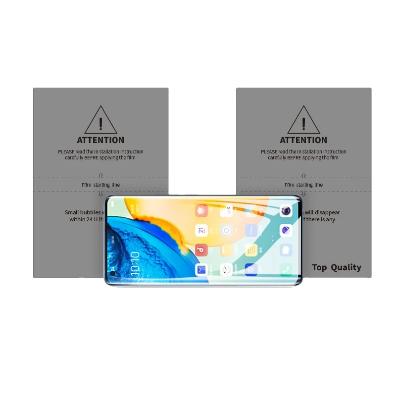 Hot selling mobile phone screen hydrogel film screen protector drawing cutting machine laser die cutting material